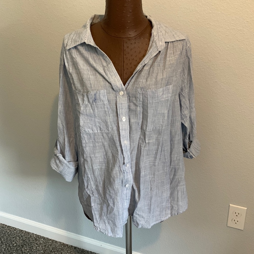 Sandra Ingrish Button Down Shirt - image 1